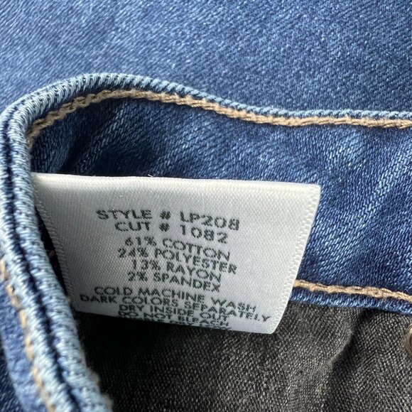 Letter To Juliet Jeans Womens 28x30* Bambino Boot Cut Mid Rise Blue Denim Tag 25 - Picture 9 of 16